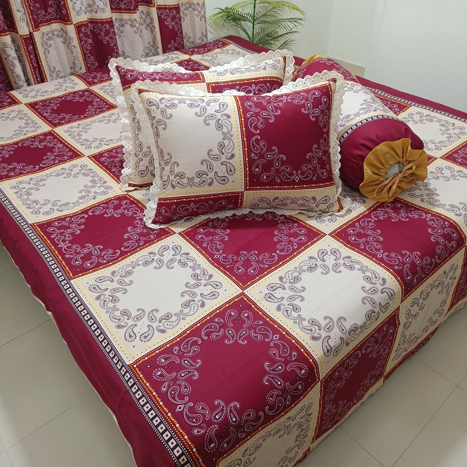Geomatric Designed Premium Cotton Bedding Set