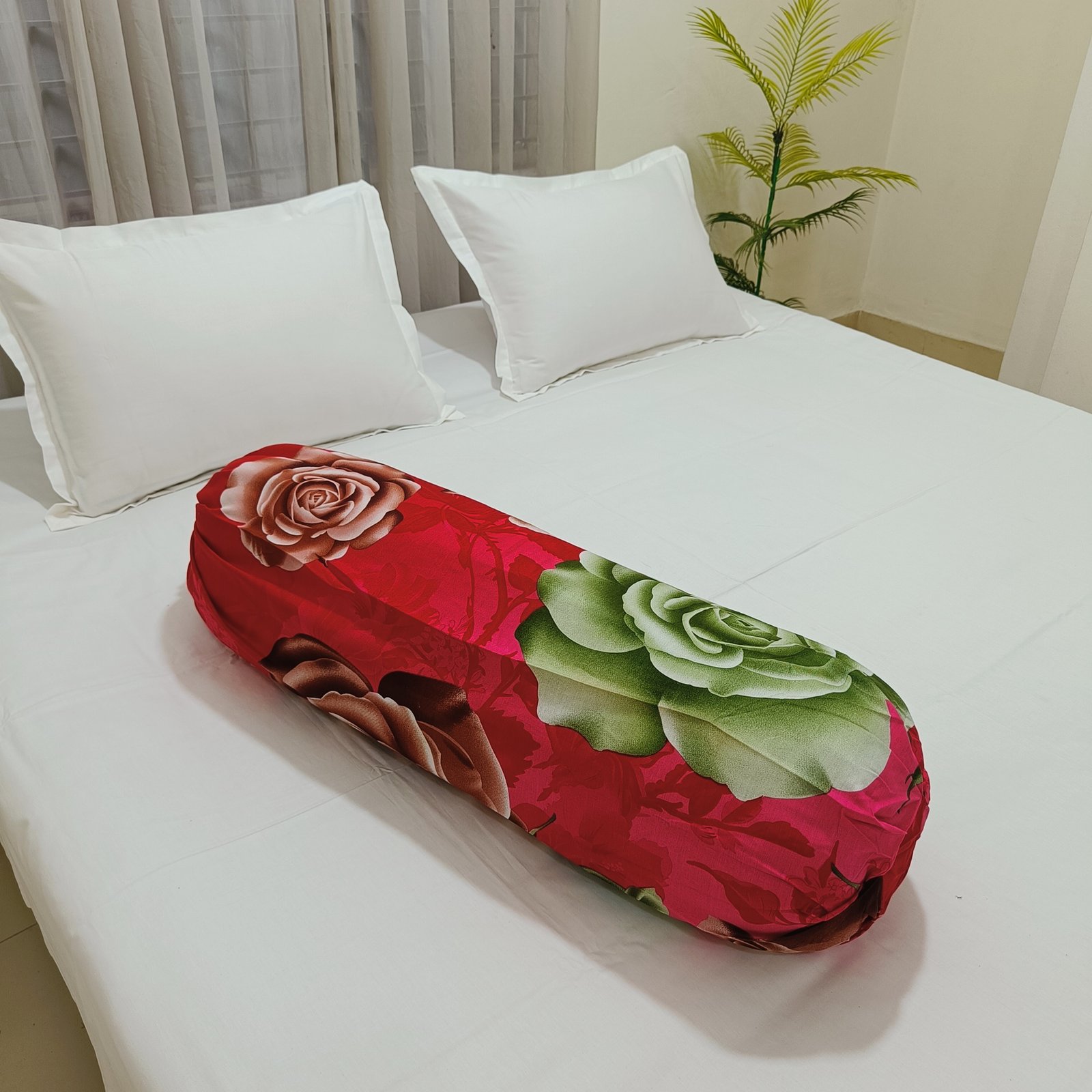 Cotton bolster cover - SPC 10