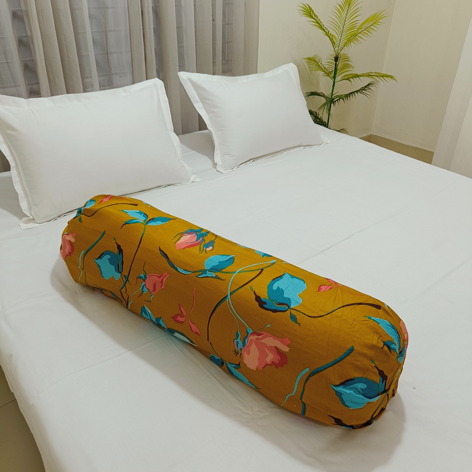 Cotton bolster cover - SPC 11