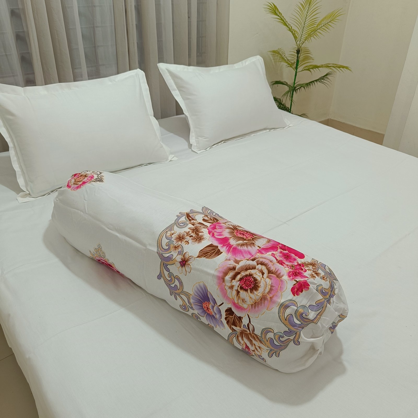 Cotton bolster cover - SPC 32