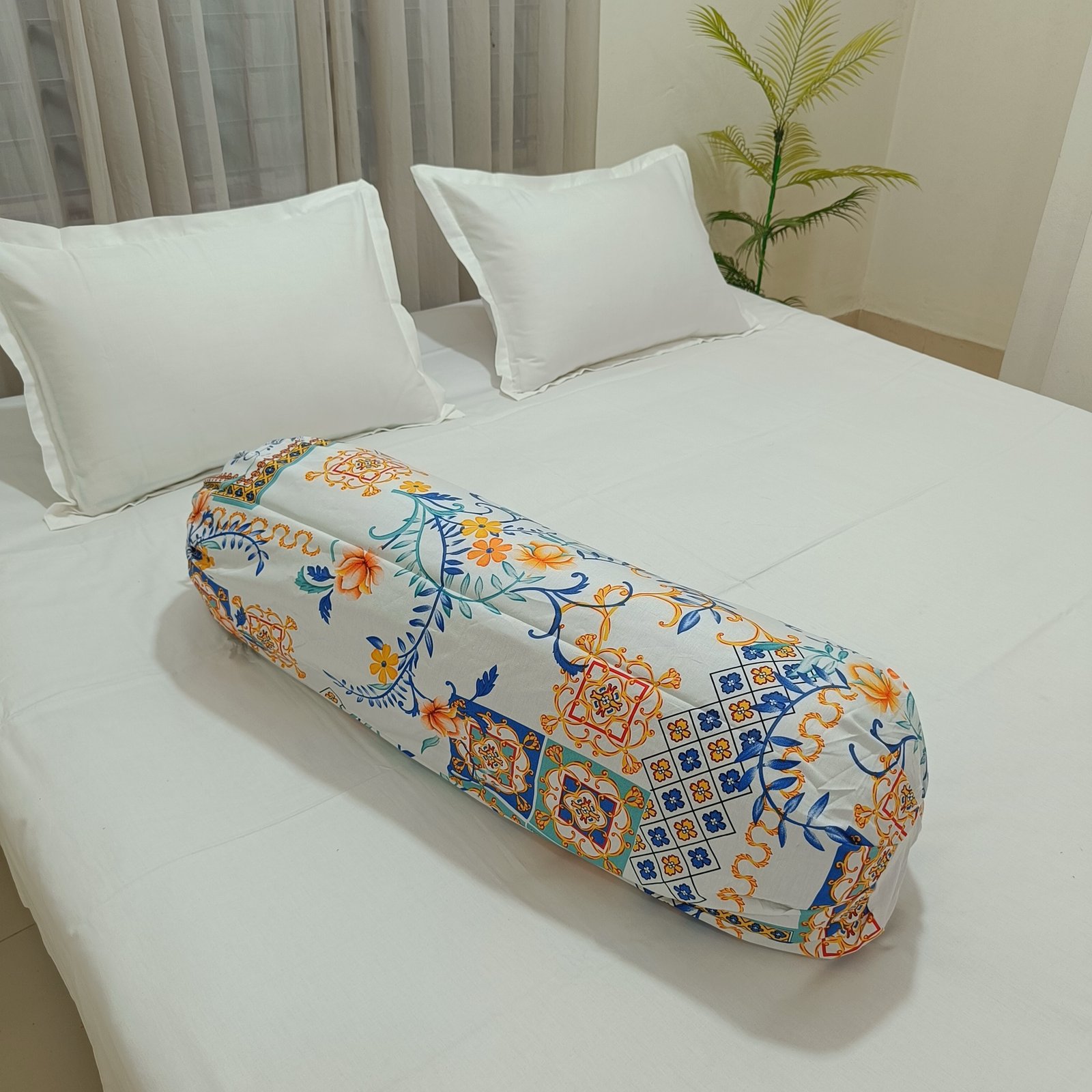 Cotton bolster cover - SPC 33
