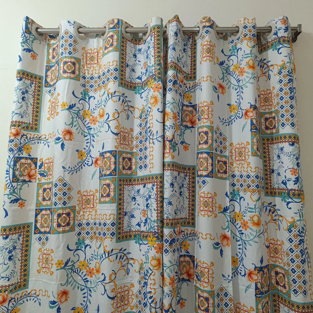 4 Kuchi Cotton Fabrics Curtain (44 X 82 inches) 008