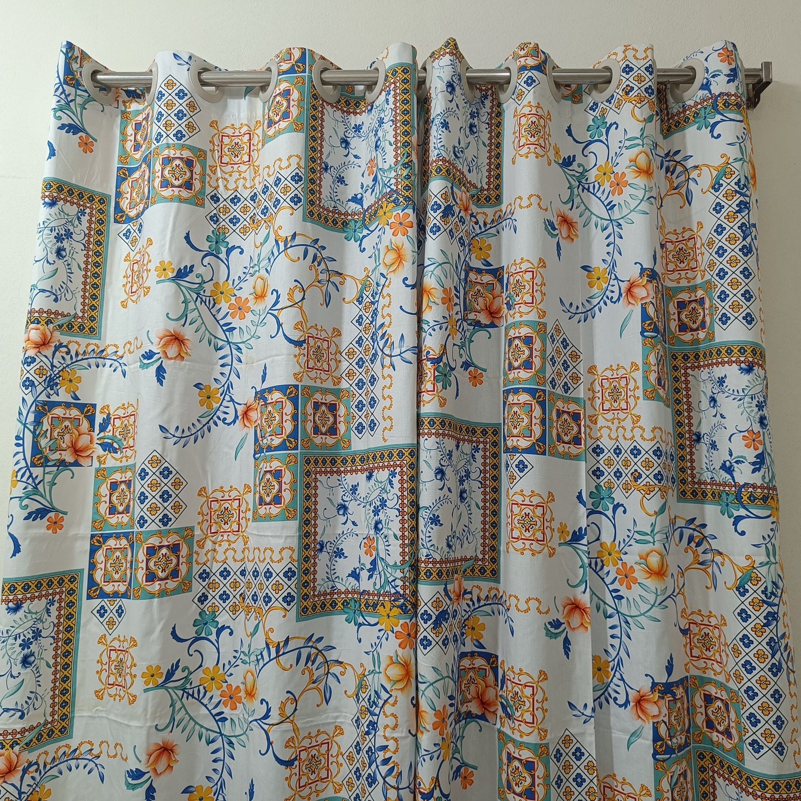 4 Kuchi Cotton Fabrics Curtain (44 X 82 inches)