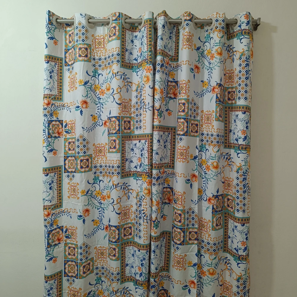 4 Kuchi Cotton Fabrics Curtain (44 X 82 inches) 008