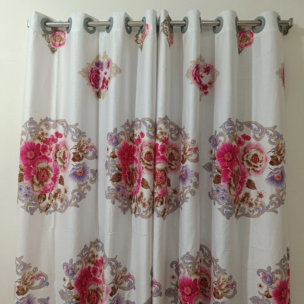 4 Kuchi Cotton Fabrics Curtain (44 X 82 inches) 001