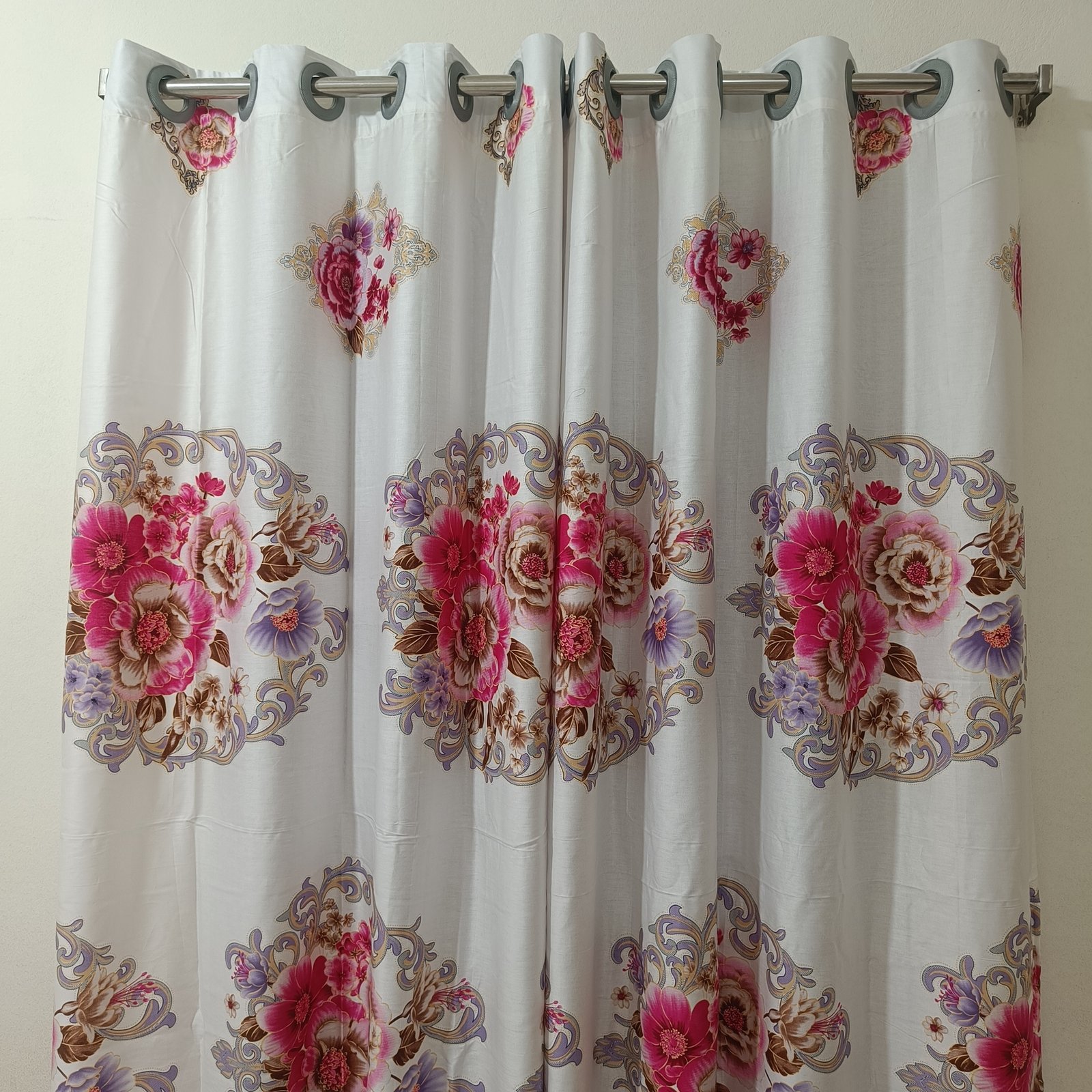4 Kuchi Cotton Fabrics Curtain (44 X 82 inches)