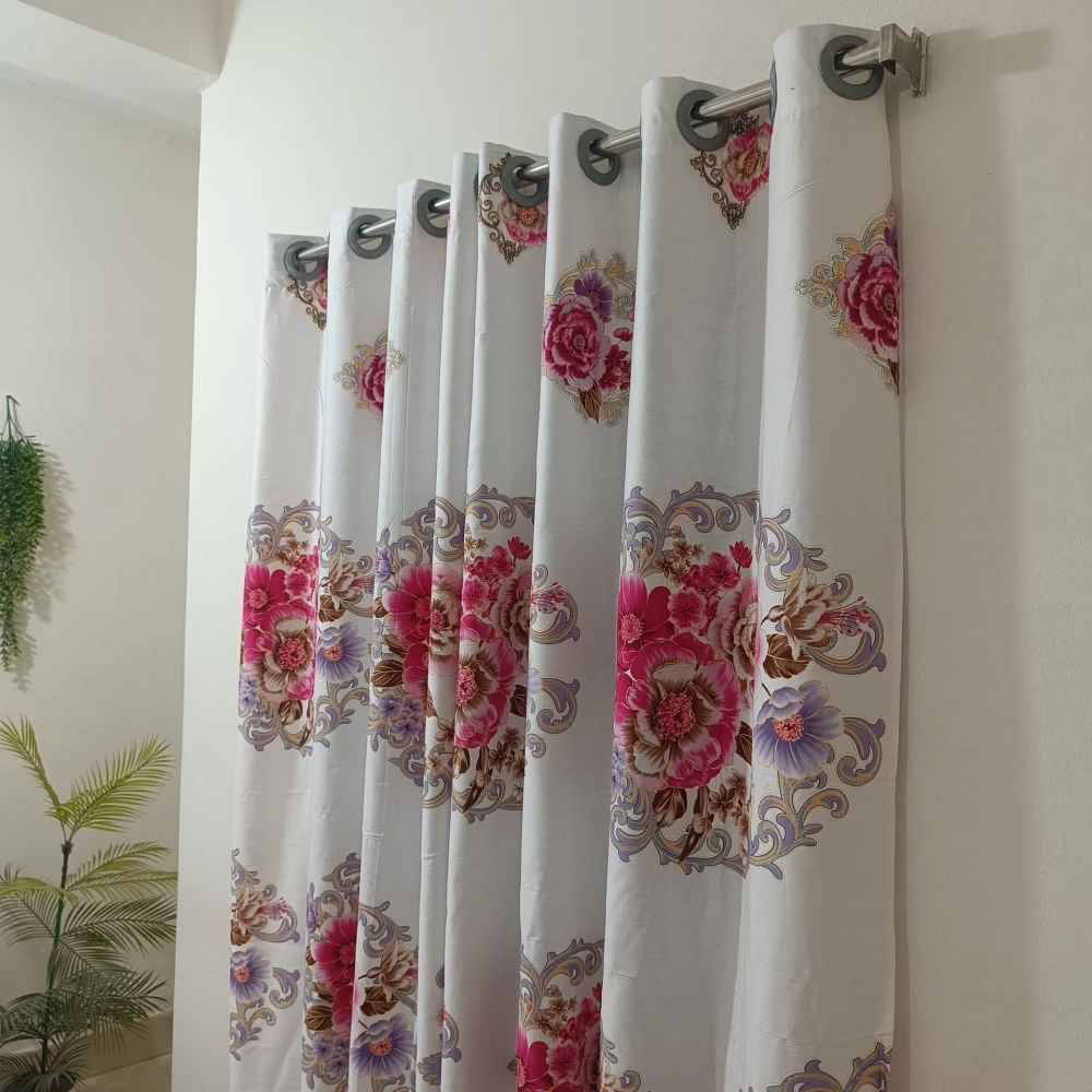 4 Kuchi Cotton Fabrics Curtain (44 X 82 inches) 001