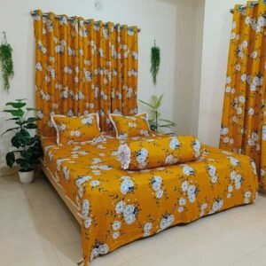 Tuscan Gold Premium Cotton Bedsheet Set