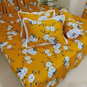 Tuscan Gold Premium Cotton Bedsheet Set